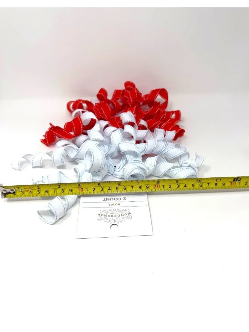 Target 2ct Cozy Christmas Premium Curl Swirl - Wondershop™ Gift Wrapping Decor